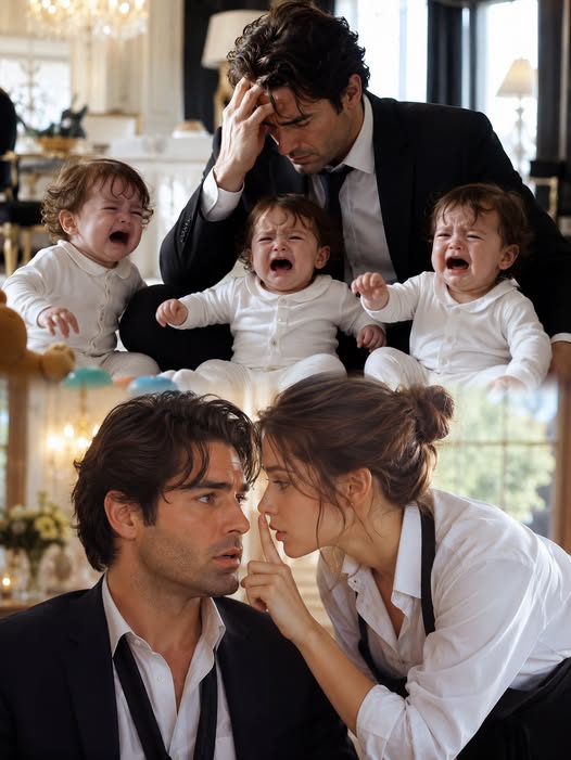 The mafia boss’s triplets had rejected every nanny alive, but the moment a broke waitress entered the room, all three began screaming, “Mama.”