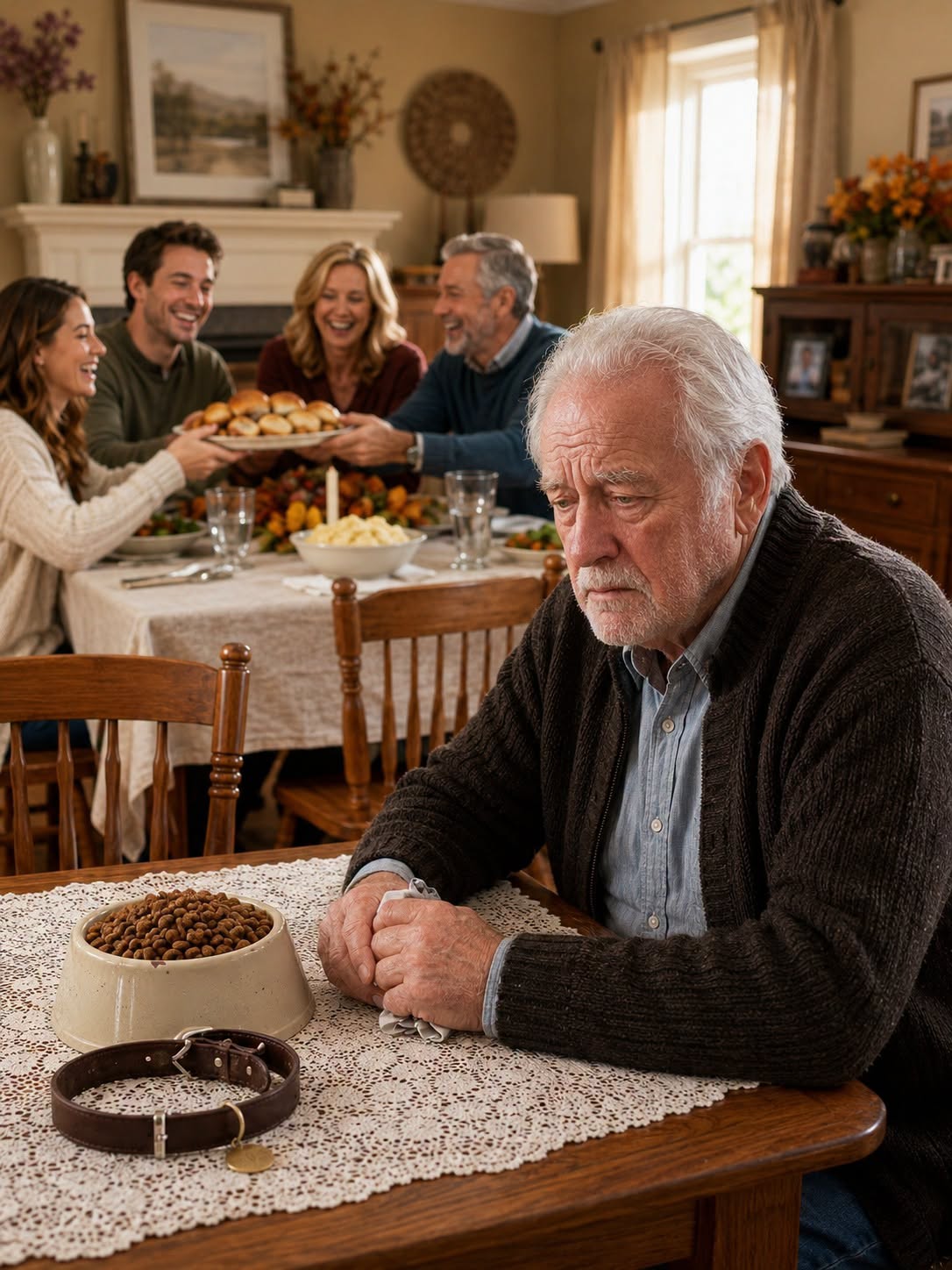 My son put a dog bowl in front of me during my own 70th birthday dinner… so I shut off the cards and revealed the secret he thought would never come out.