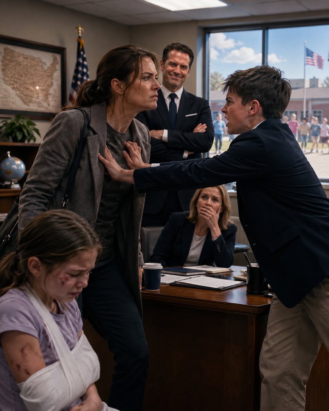 My ex offered me $5,000 after his son broke my daughter’s arm, but he had no idea who had been recording the entire meeting.