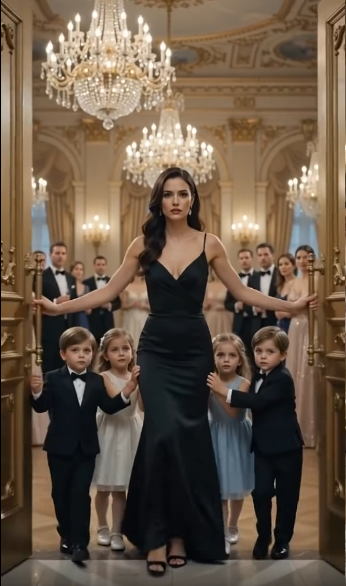 A billionaire paid her $120 million to disappear—but five years later, she walked into his son’s wedding with four children who had the groom’s exact face.
