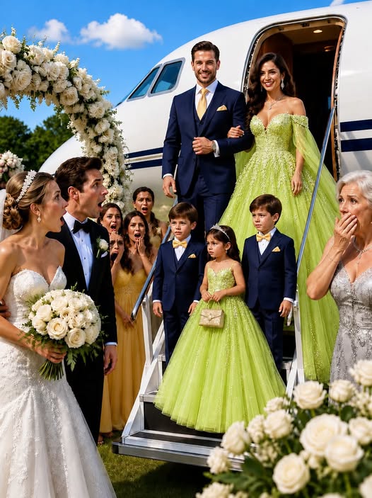 After 11 Years of Calling Me Infertile, My Husband Replaced Me With a Younger Woman and Kicked Me Out—But Three Children Appeared at His Wedding and Turned His Perfect Day Into Public Humiliation