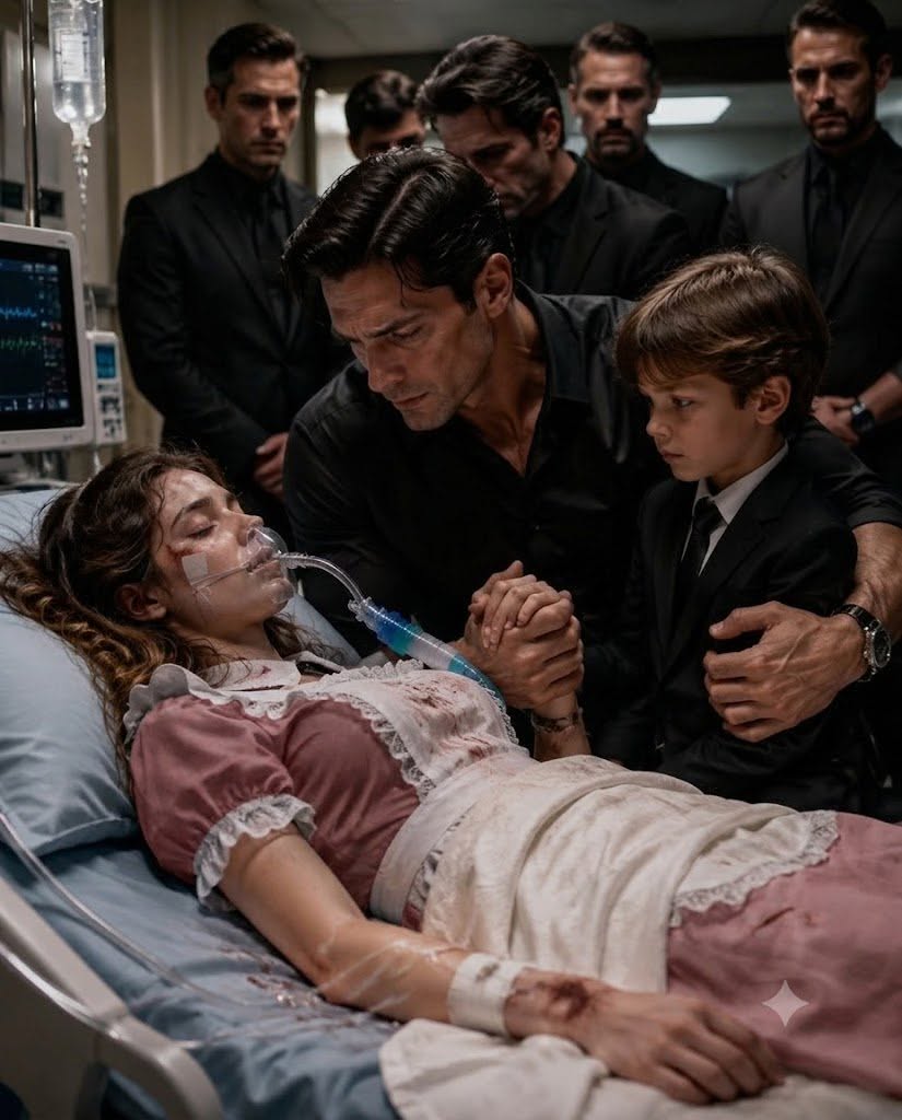 Everyone thought the mafia boss would hand me a suitcase of cash for saving his son… instead, he stood beside my hospital bed and said, “You’re going to be my wife.”