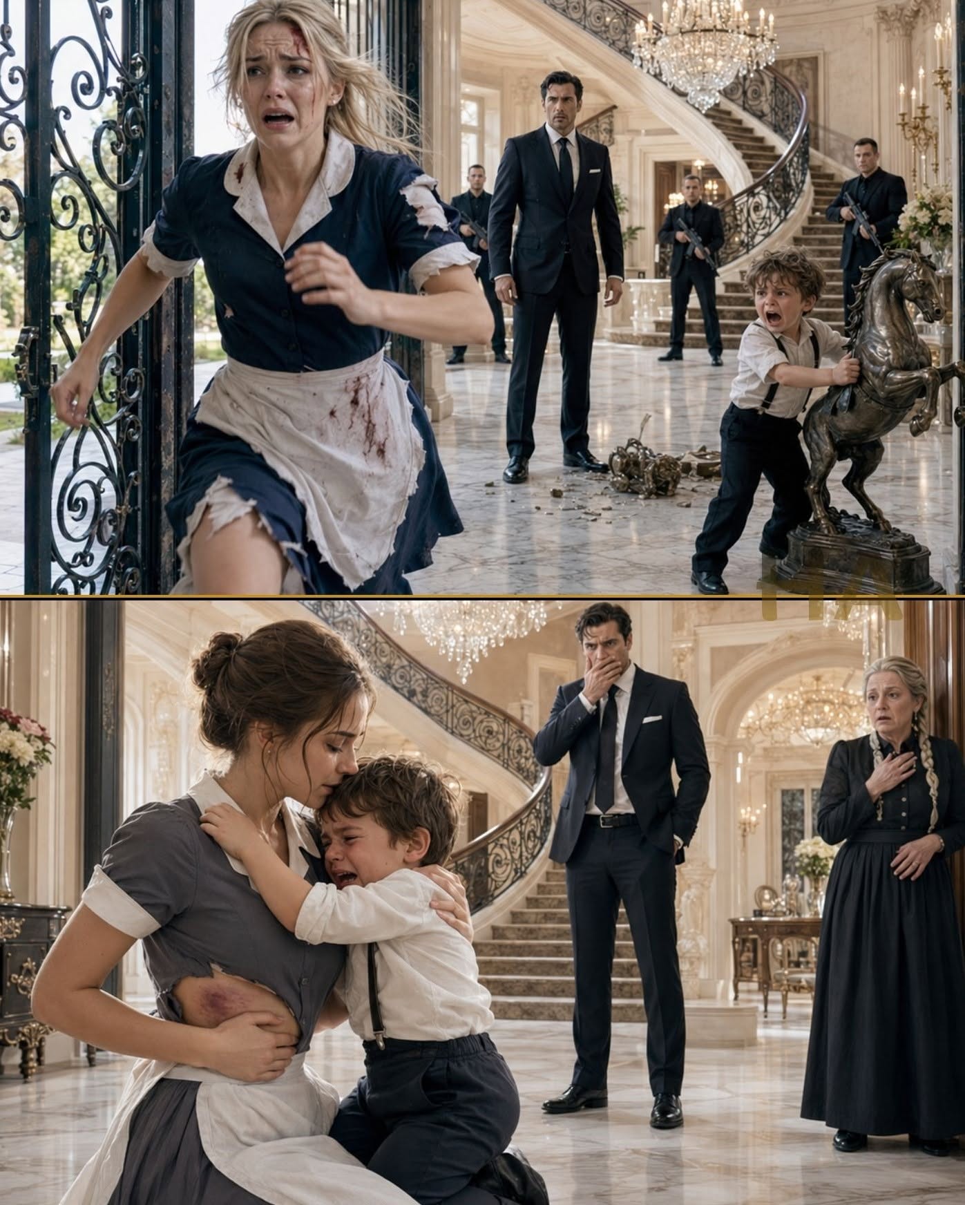 The billionaire’s 4-year-old son had driven 18 nannies out of the mansion—then a shy maid knelt in front of him, and the single word he whispered exposed a secret no one was supposed to know.