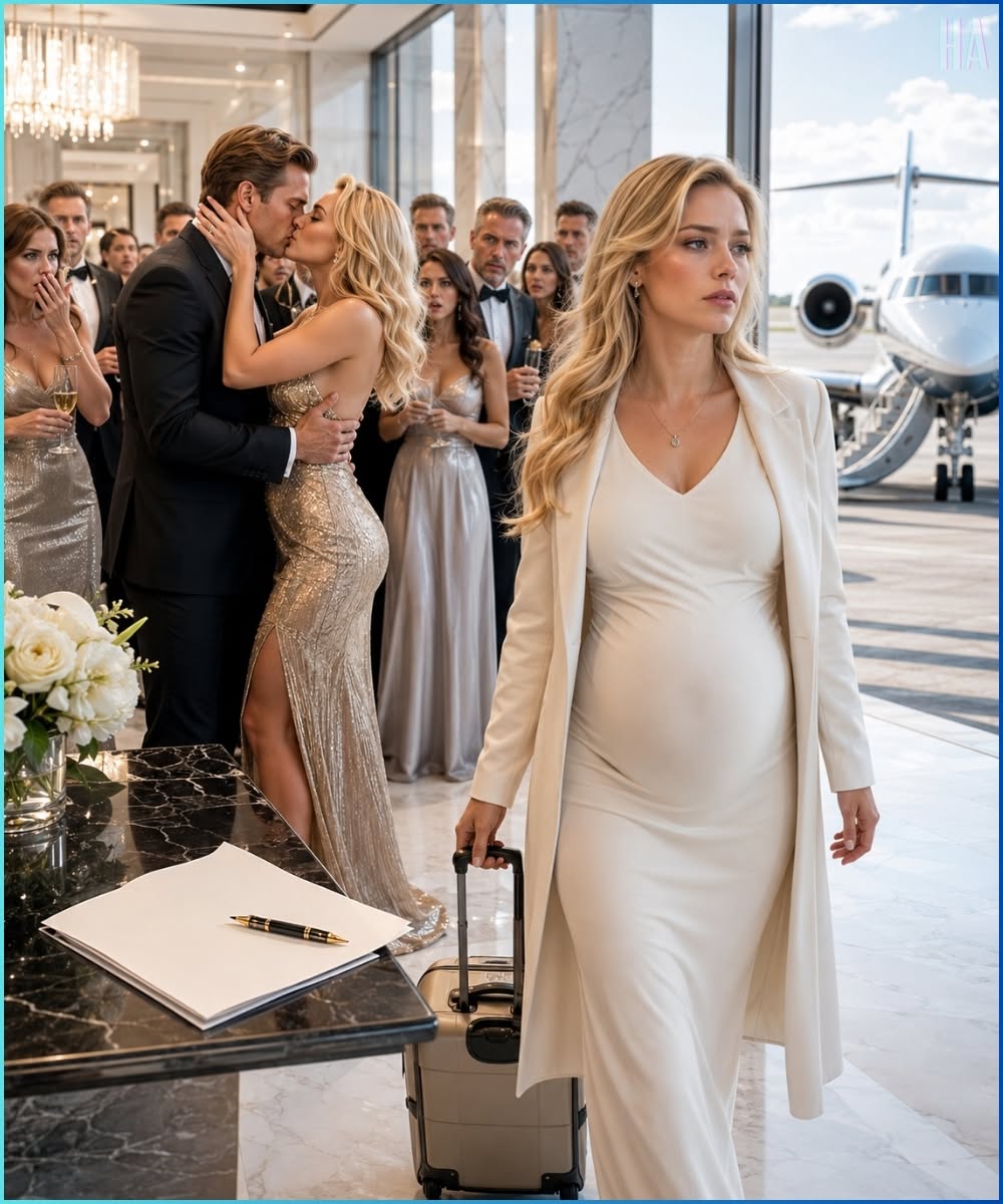 Andrew kissed his 23-year-old mistress in front of Manhattan’s elite—so his six-month-pregnant wife left signed divorce papers on his desk and disappeared before he realized what she had done.