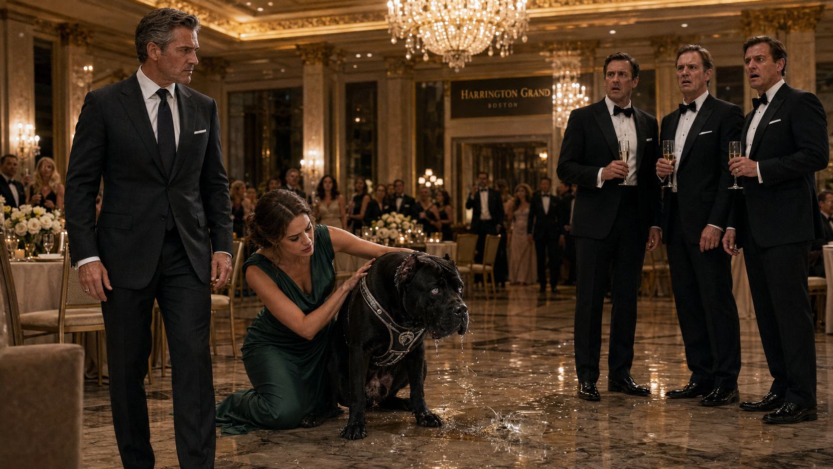 Everyone believed Cora had tortured the mafia boss’s 140-pound dog… until Nero was brought into the room and chose the one person nobody suspected.