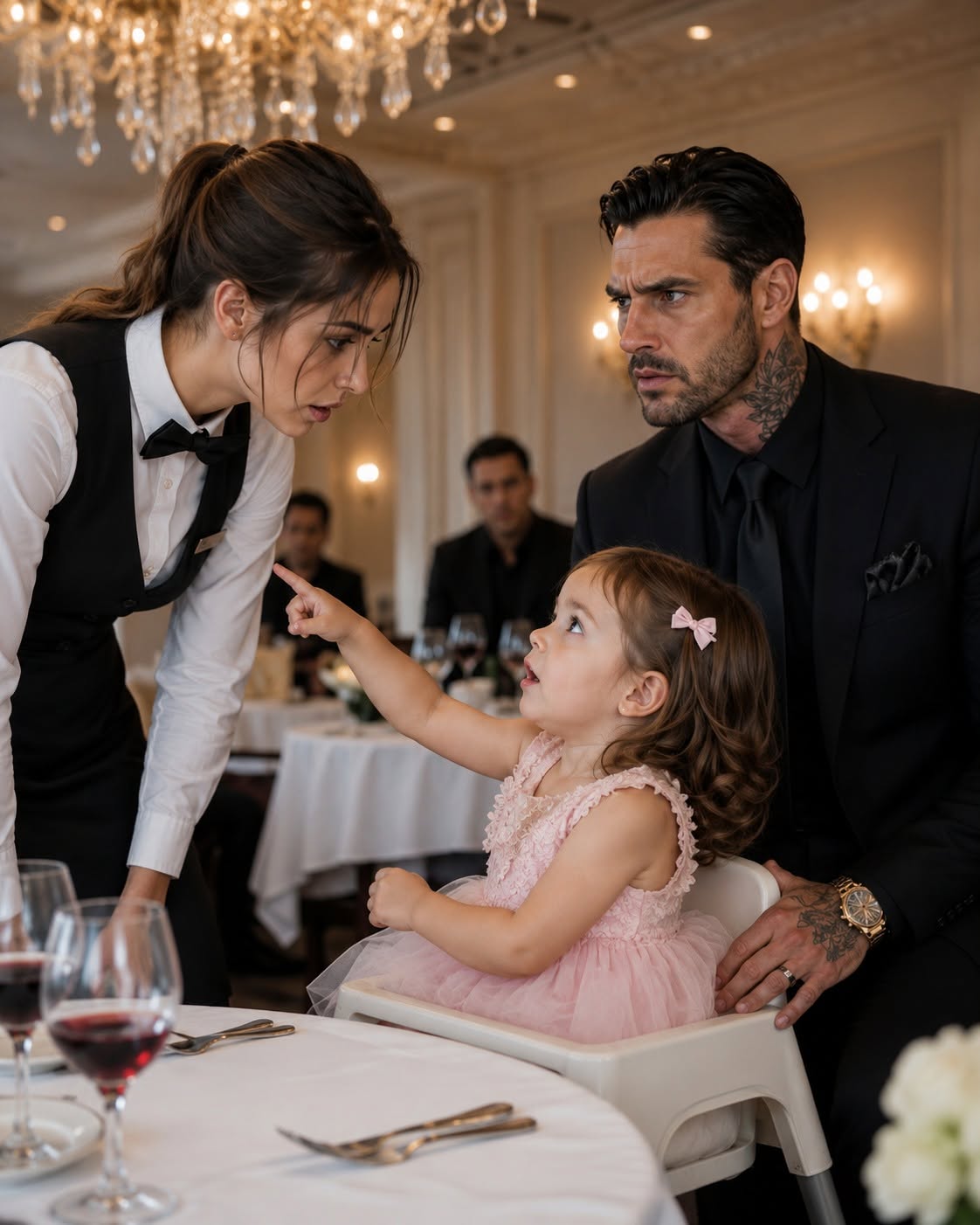 A little girl who hadn't spoken a single word in two years suddenly grabbed my apron in the middle of a crowded restaurant and cried, "Mama!" Her powerful father locked every exit, stared at me like I'd stolen his world, then revealed a possibility that shattered everything I believed about the baby I was told had died.