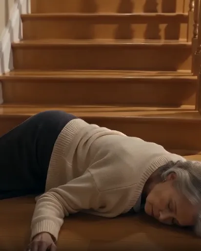 “She Pushed Her Mother-in-Law Down the Stairs—But Her Son Saw Everything”