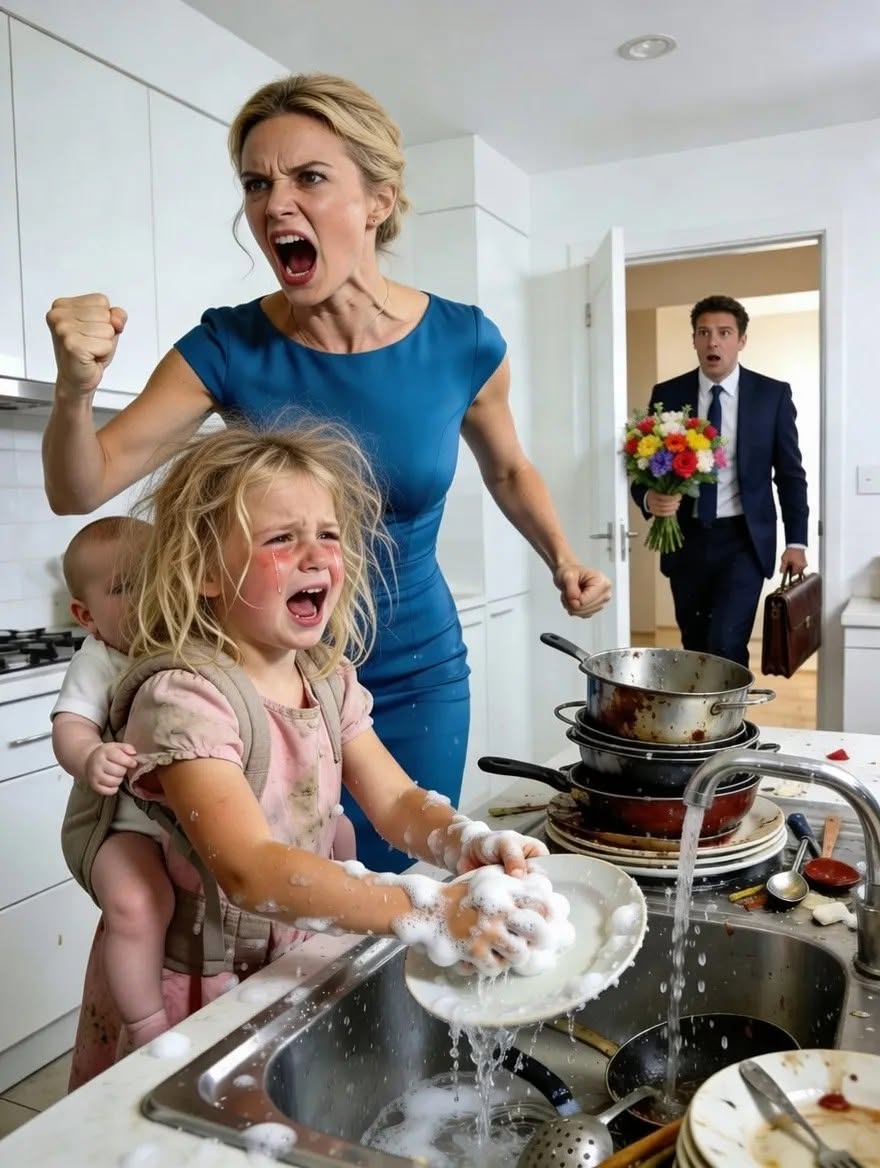 "After their mother’s passing, two young sisters found themselves living under strict rules imposed by their stepmother — forced to scrub fifty pots by hand as punishment — until the day their billionaire father uncovered the truth....