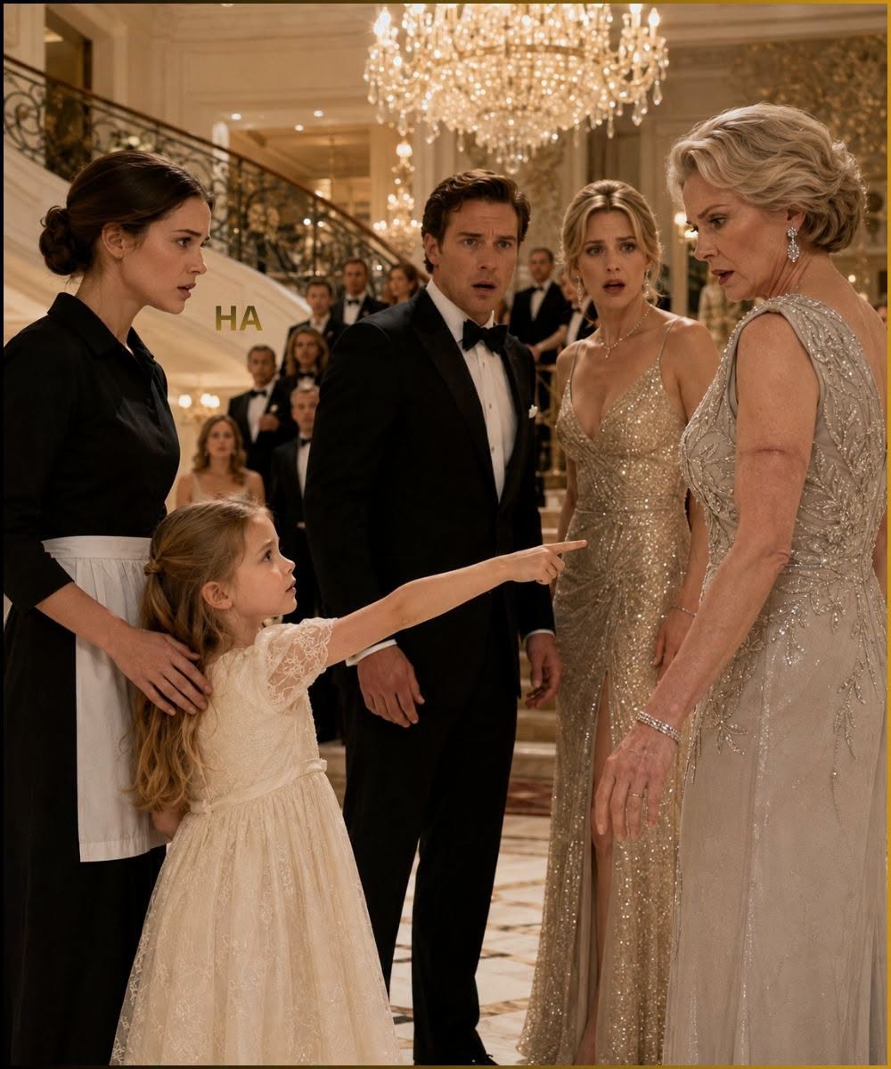 The Billionaire Was Ready to Give His Fiancée His Name Until the Maid’s Little Girl Pointed at His Mother’s Arm