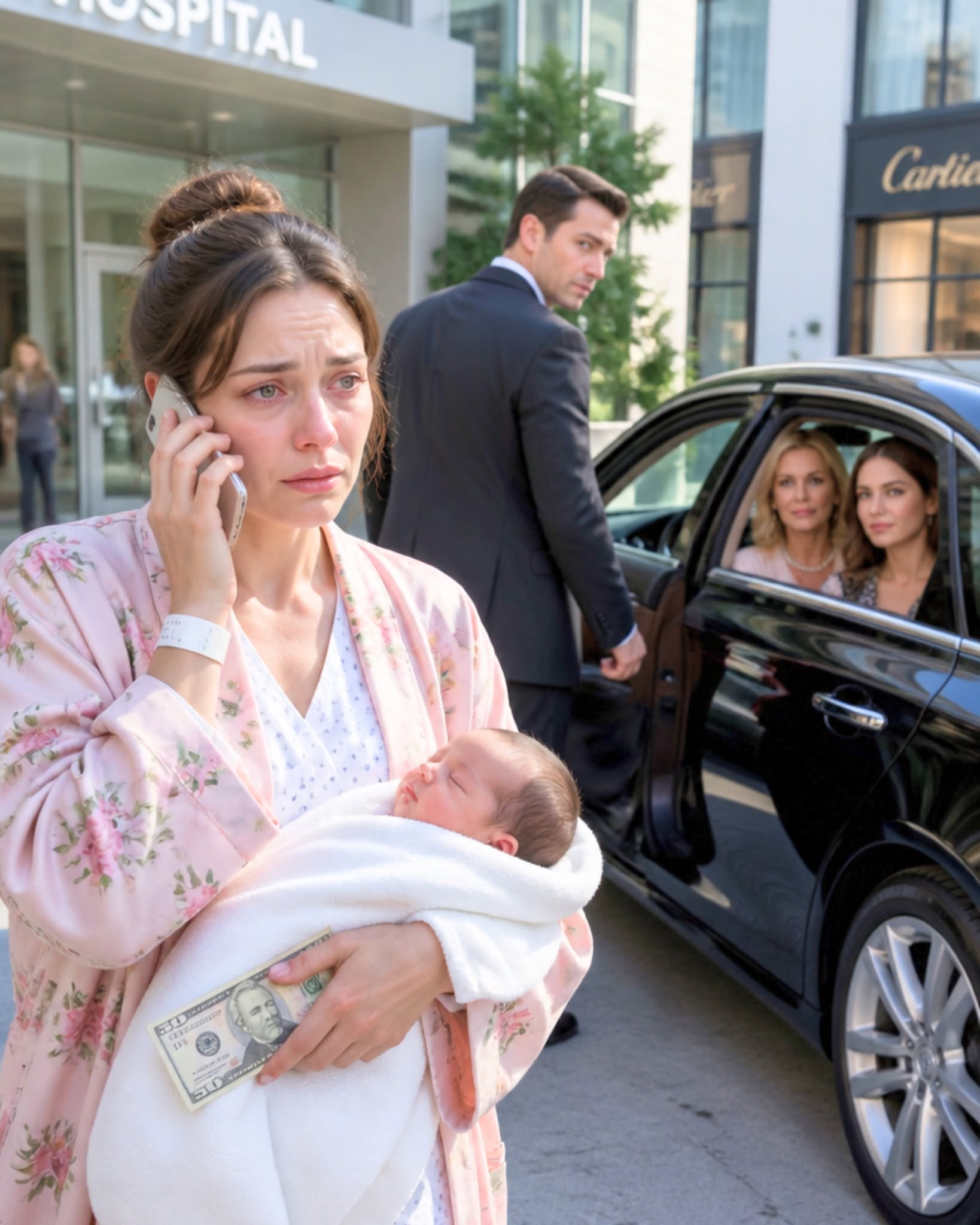 Five days after my C-section, my husband loaded his mother into our luxury SUV and handed me bus fare instead
