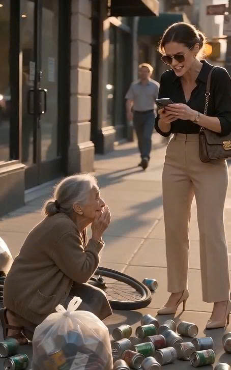 A Billionaire Stopped When His Fiancée Humiliated a 73-Year-Old Can Collector—Then the Woman Spoke His Name and Uncovered the Fortune His Family Stole