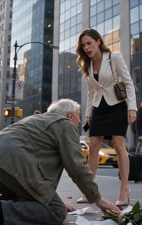 She Destroyed a 78-Year-Old Flower Seller’s Cart Over One Wet Mark—Then a Billionaire Saw the Photograph Hidden Beneath the Crushed Roses