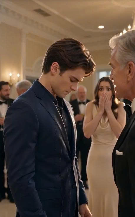 Her Father Drenched Her “Ordinary” Boyfriend in Champagne Before a Ballroom—Then a Billionaire Called Him Son and Opened an Envelope That Could Destroy the Bennett Empire