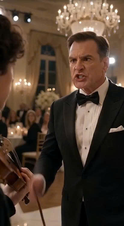 A Billionaire Froze When a Wedding Violinist Played His Dead Daughter’s Secret Melody—Then the Bride’s Father Broke the Bow and Exposed a Twenty-Two-Year Betrayal