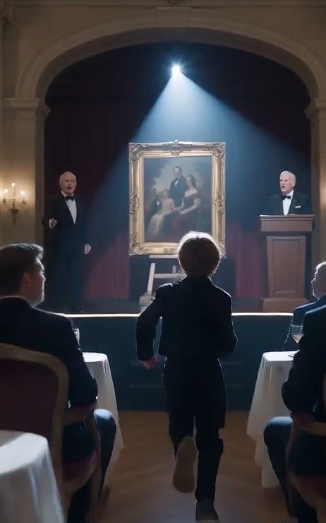 A 12-Year-Old Waiter Slashed a $2 Million Family Portrait—Then a Hidden Painting and 48-Year-Old Will Exposed Who Really Owned the Fortune