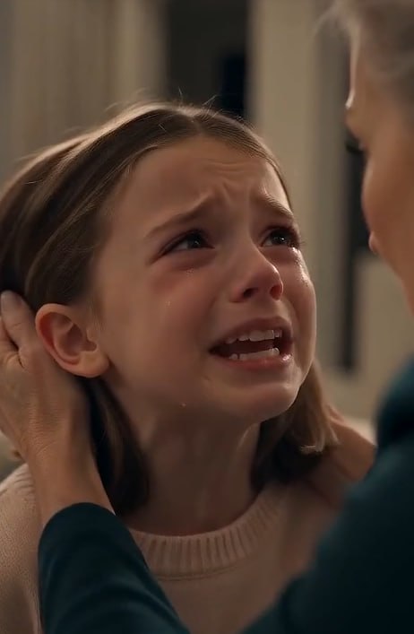 My Seven-Year-Old Begged Her Father to Stop Grandma From Hitting Her—Then She Pointed Beneath the Sofa and Exposed the Secret They Were Both Hiding