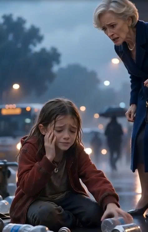 [A Wealthy Woman Slapped a Soaked 7-Year-Old at a Bus Terminal—Then a Silver Necklace Revealed the Granddaughter She Had Mourned Was Never Truly Gone]