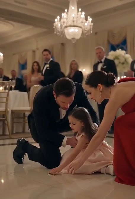At His Five-Star Wedding, Marcus Watched His Bride Slap His Eight-Year-Old Daughter—Then a Gold Key Fell From Her Gift Box and Exposed a Secret Buried Beneath the Hotel