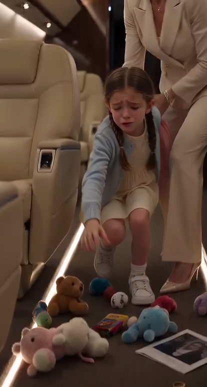 His Fiancée Slapped His Seven-Year-Old Daughter on Their Private Jet—Then a Silver Wing Pin Revealed Ava’s Missing Mother Had Been Flying with Her Grandfather