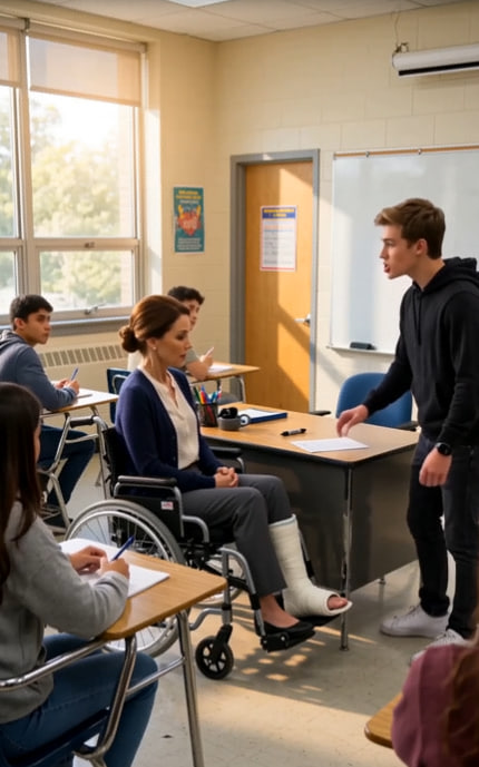 A Wealthy Board Chairman’s Son Ordered His Injured Teacher to Change His Grade—Then One Student’s Recording Exposed What Money Had Been Buying at Their School