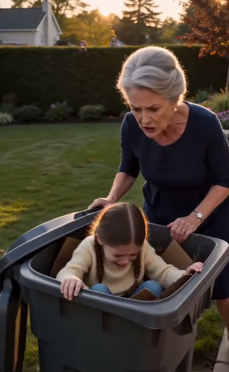 His Mother Threw His Six-Year-Old Daughter Into a Trash Bin—Then the Neighbor’s Hidden Videos Exposed What She Had Been Doing for Months