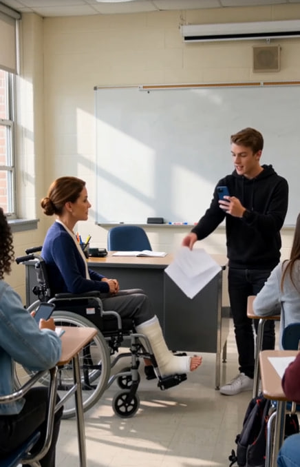 HE TRIED TO EDIT HIS TEACHER INTO A MONSTER—BUT ONE STUDENT FILMED THE SETUP, AND THE TRUTH REACHED FAR BEYOND THE CLASSROOM