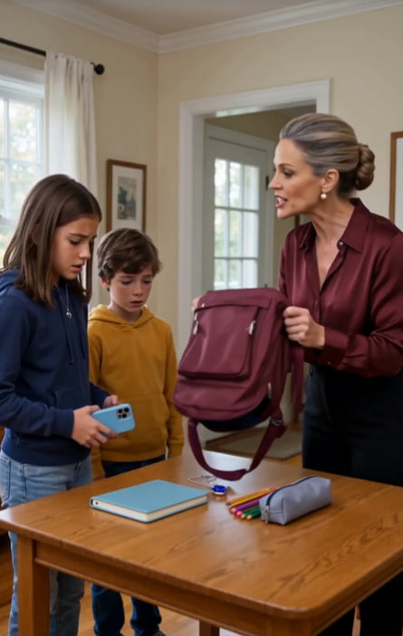 SHE PLANTED A DEAD MOTHER’S SAPPHIRE IN HER STEPDAUGHTER’S SCHOOLBAG—THEN ONE QUESTION EXPOSED WHAT SHE HAD HIDDEN SINCE THE FUNERAL