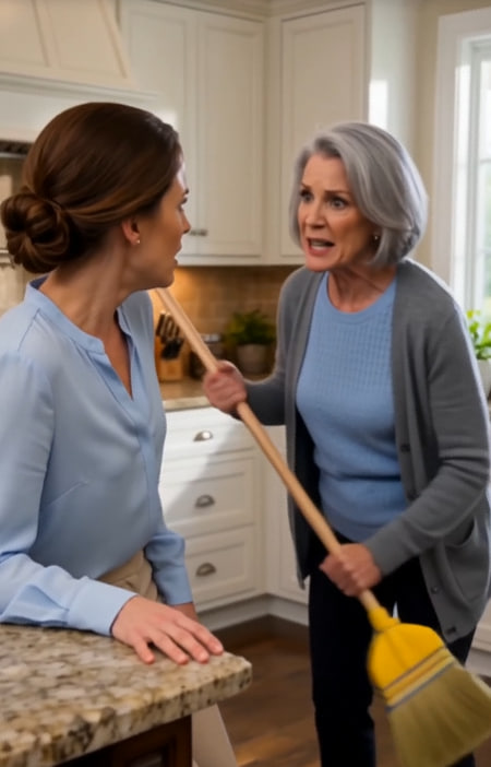 HER MOTHER-IN-LAW BEAT HER WITH A BROOM, THEN HER SIX-YEAR-OLD SON PLAYED A VIDEO THAT EXPOSED THE BETRAYAL HER HUSBAND HELPED HIDE