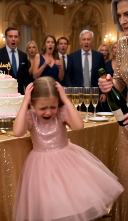 Her Mother-in-Law Raised a Champagne Bottle at Her Six-Year-Old—Then Her Husband Defended His Mother, and the Ballroom Cameras Exposed What He Had Been Hiding