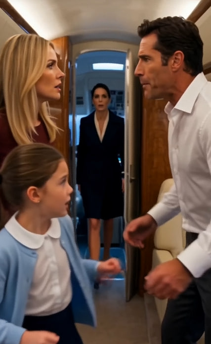 Nine-Year-Old Emma Caught Her Father Cheating on Their Private Jet—Then a Hidden Legal File Revealed He Planned to Take Far More Than His Marriage