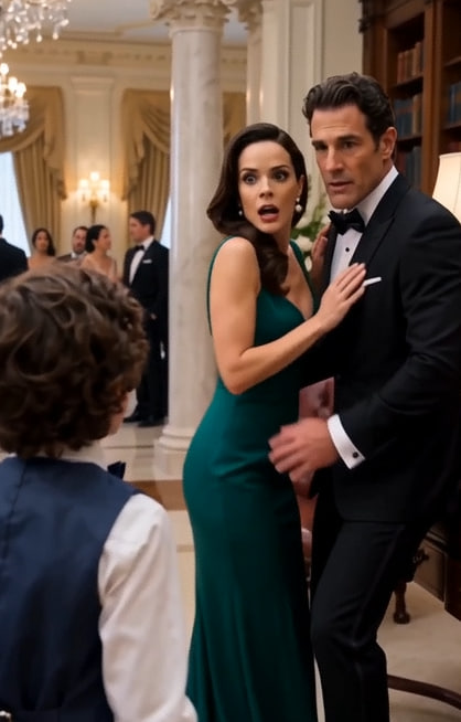 [Eight-Year-Old Caleb Caught His Mother Kissing Another Man—Then a Brass Key Exposed a Secret That Could Destroy Their Family Empire]