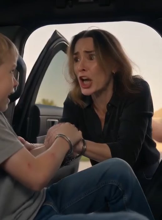 A Handcuffed Stepmother Called Her 10-Year-Old Stepson a Traitor—Then Police Opened Her SUV and Found a Passport Proving He’d Been Living Under a Stolen Name