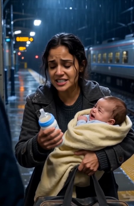 A Stranded Mother Followed a Stranger Through a Locked Train-Station Door—Then She Saw the Family Name She Had Fled All Night to Escape