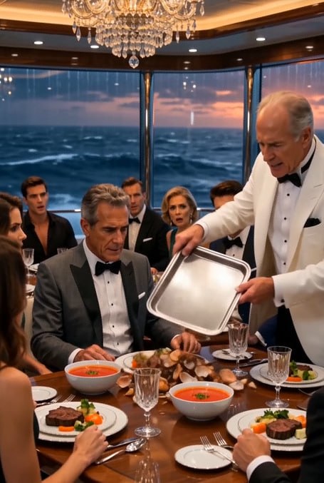 My Billionaire Father-in-Law Fed My Dad Table Scraps—Then Dad Opened a Black Folder That Made His Luxury Yacht Empire Start to Collapse