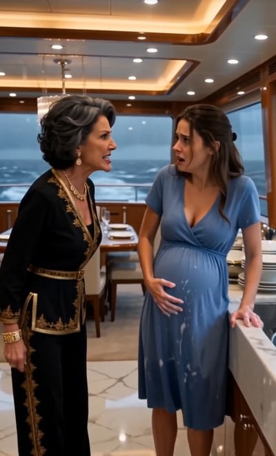 [My Mother-in-Law Threw a Frying Pan at Me, Framed Me for Attacking Her, and My Husband Slapped Me—Then the Yacht Camera Exposed Why]
