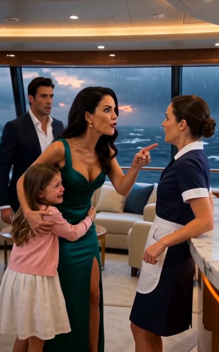 “My Wife Tried to Have Our Nanny Arrested on My Yacht—Then My Six-Year-Old Daughter Pointed to the Hallway Camera”