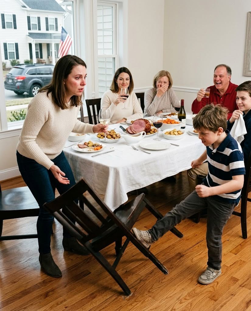 At Sunday Dinner, My Sister's Kid Kicked The Chair And Said, &amp;quot;SERVANTS DON'T SIT WITH US.&amp;quot; The Family Table Erupted In Laughter. I Left Without A Sound. That Night, Sister Texted: &amp;quot;Finally Gone.&amp;quot; I Replied, &amp;quot;Like Your Inheritance?&amp;quot; By Dawn, The Eviction Notice Arrived.