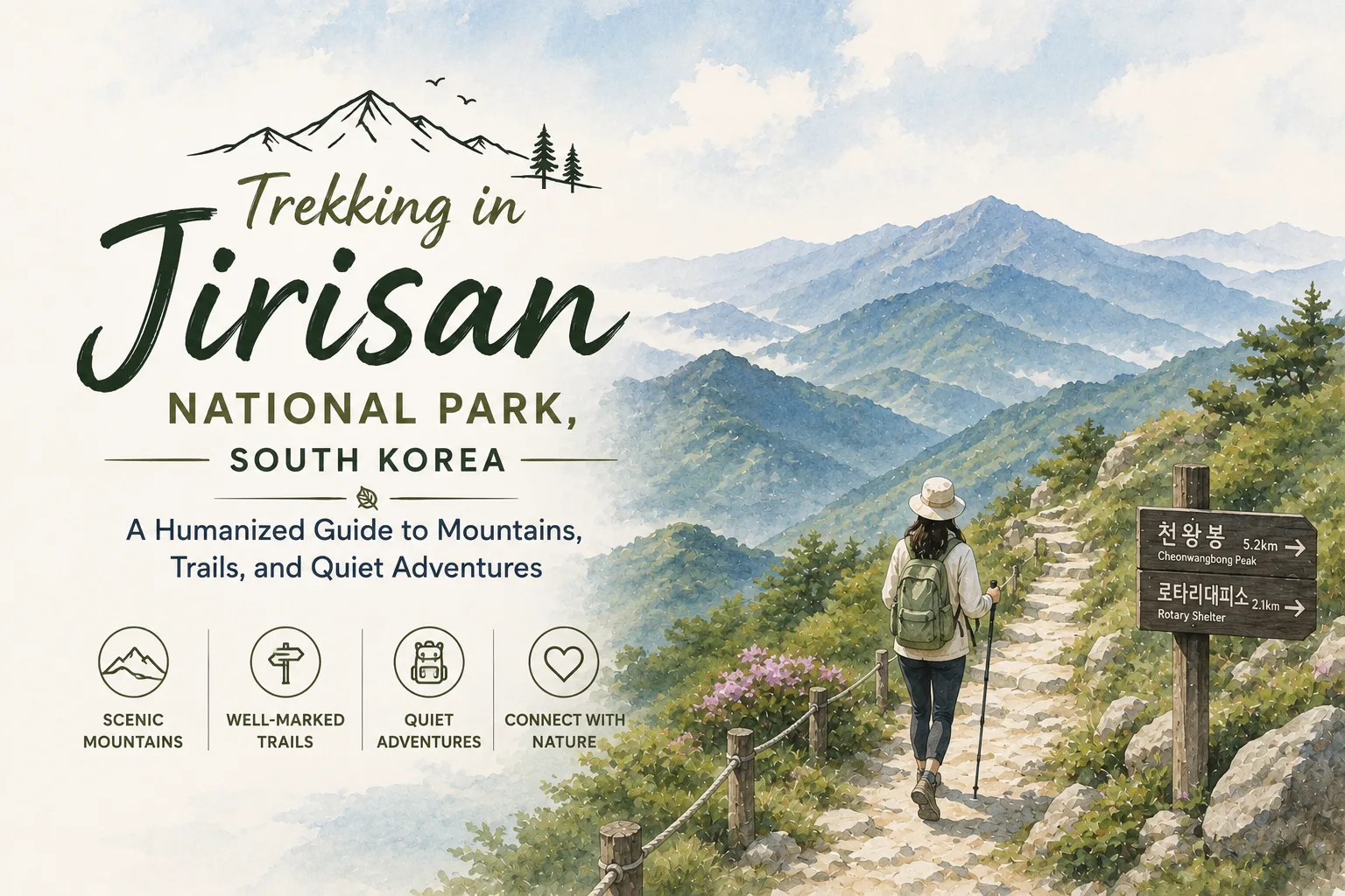 Trekking in Jirisan National Park, South Korea: A Humanized Guide to Mountains, Trails, and Quiet Adventures