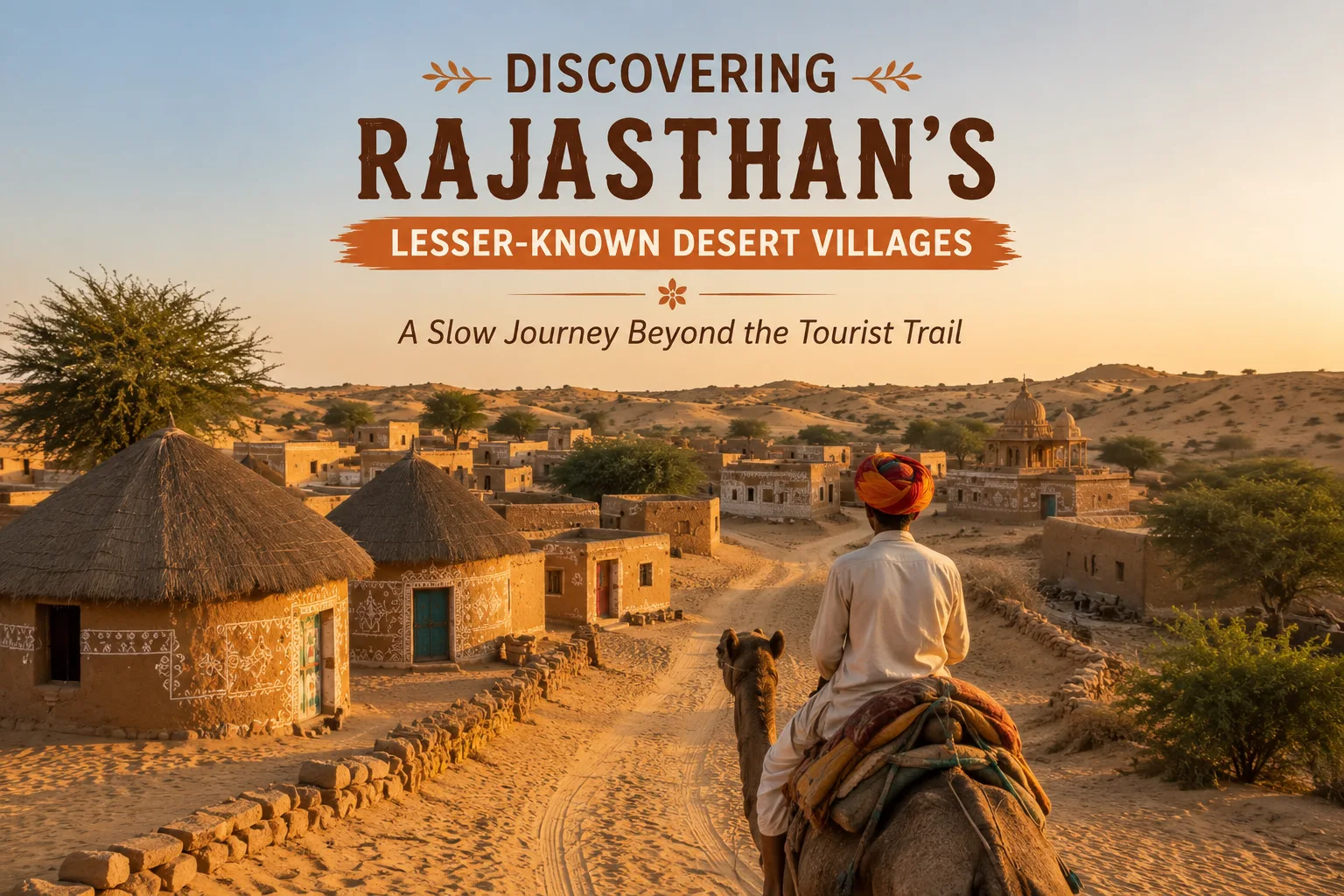 Discovering Rajasthan’s Lesser-Known Desert Villages: A Slow Journey Beyond the Tourist Trail