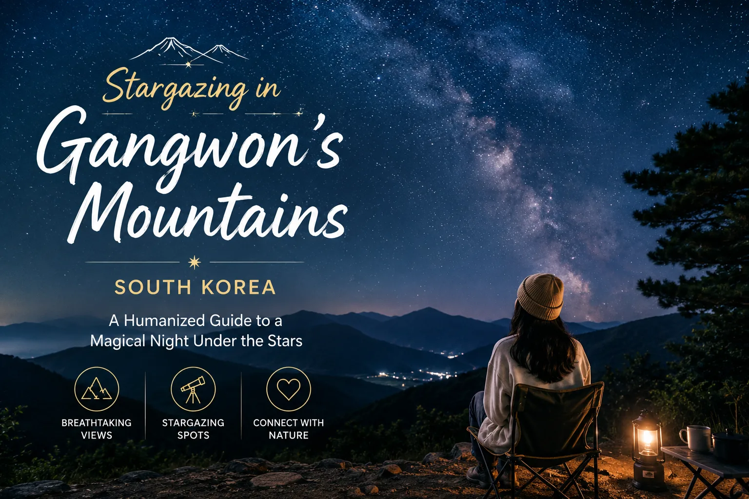 Stargazing in Gangwon’s Mountains, South Korea: A Humanized Guide to a Magical Night Under the Stars