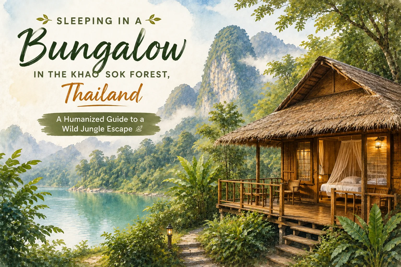 Sleeping in a Bungalow in the Khao Sok Forest, Thailand: A Humanized Guide to a Wild Jungle Escape