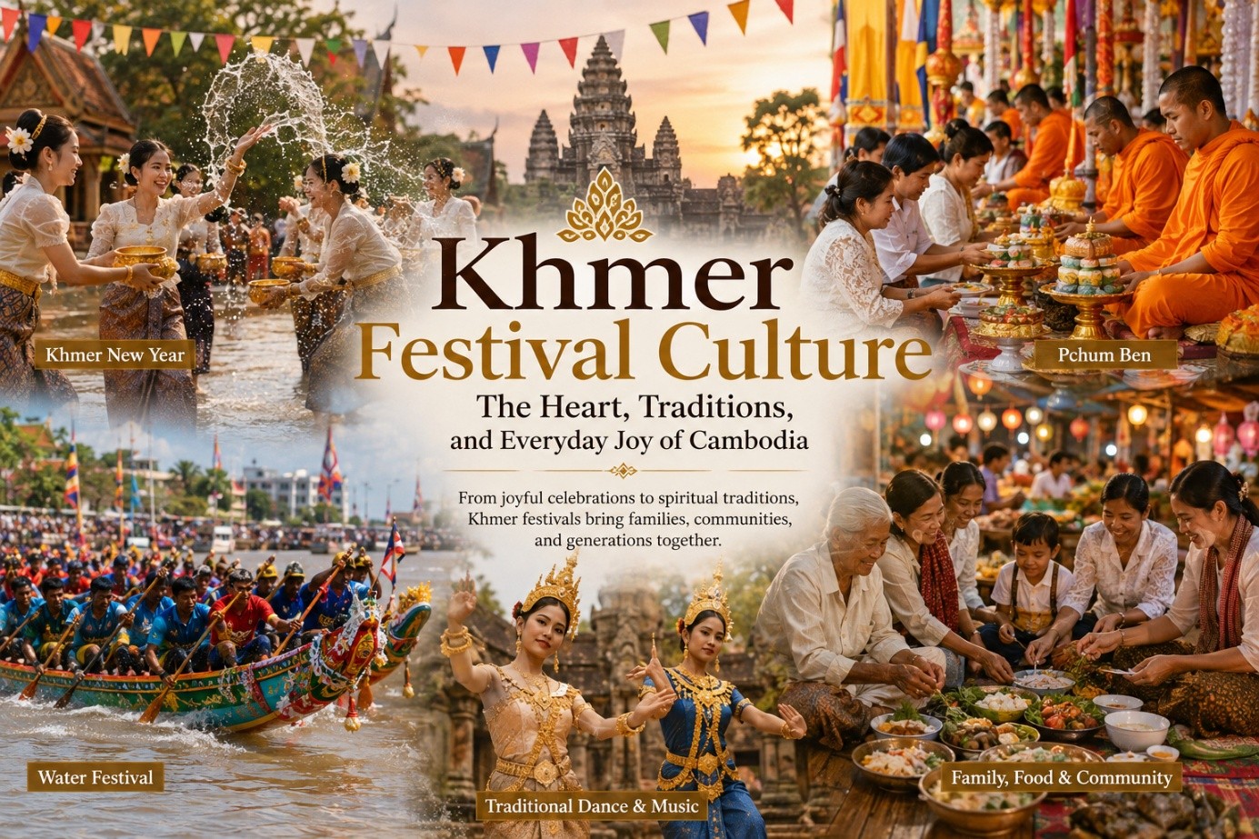 Khmer Festival Culture: The Heart, Traditions, and Everyday Joy of Cambodia - Poparao