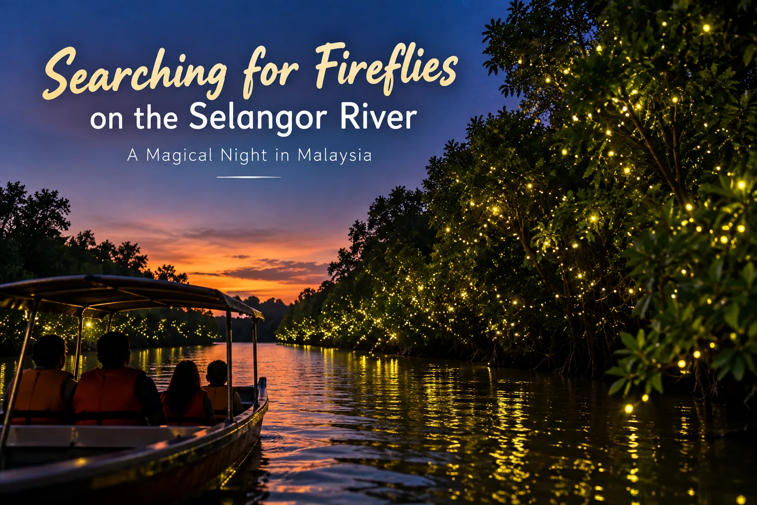 Searching for Fireflies on the Selangor River: A Magical Night in Malaysia