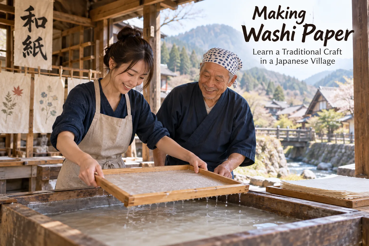 Making Washi Paper: Learn a Traditional Craft in a Japanese Village