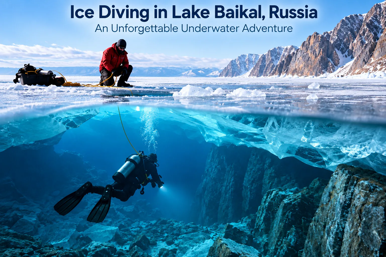Ice Diving in Lake Baikal, Russia: An Unforgettable Underwater Adventure
