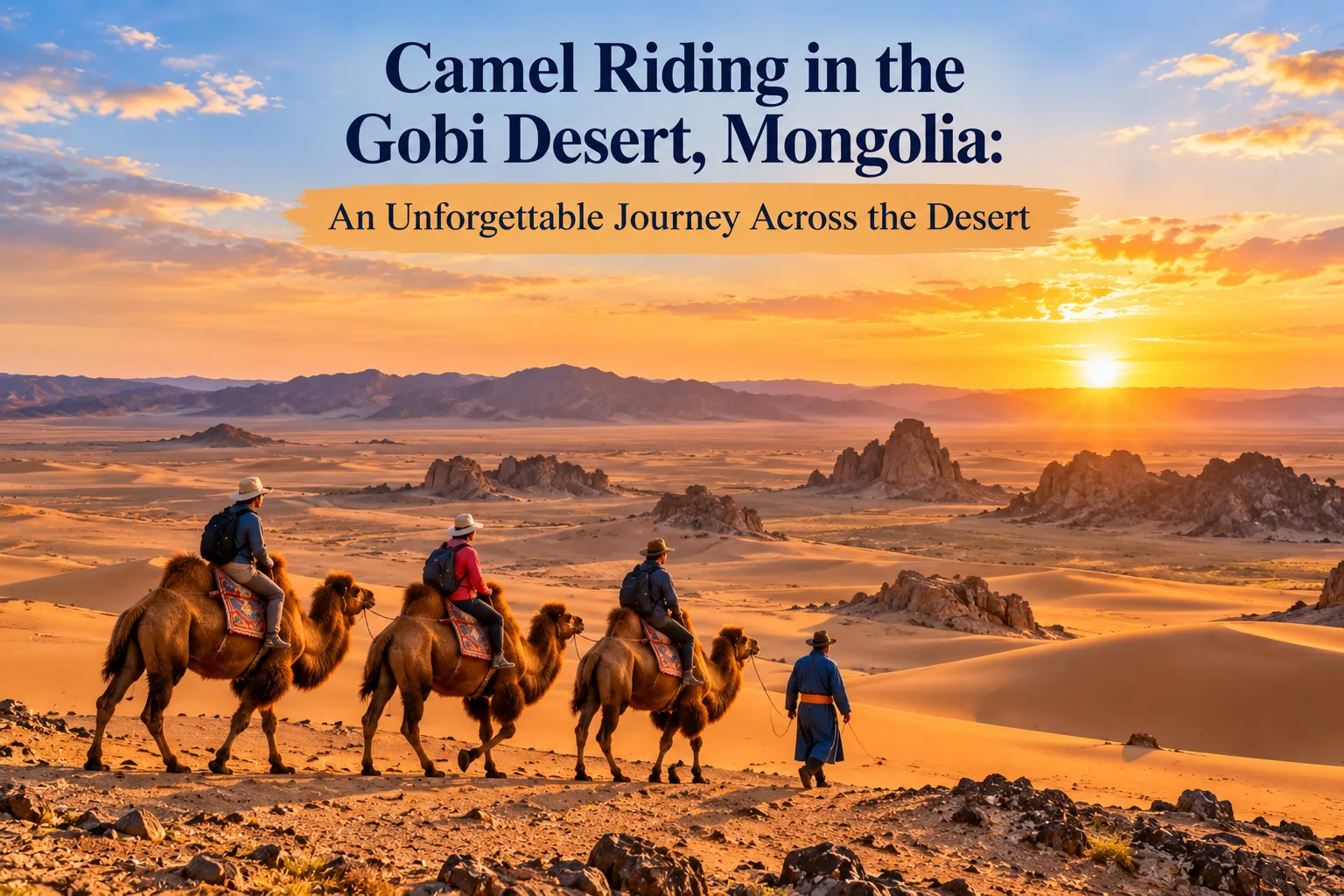Camel Riding in the Gobi Desert, Mongolia: An Unforgettable Journey Across the Desert