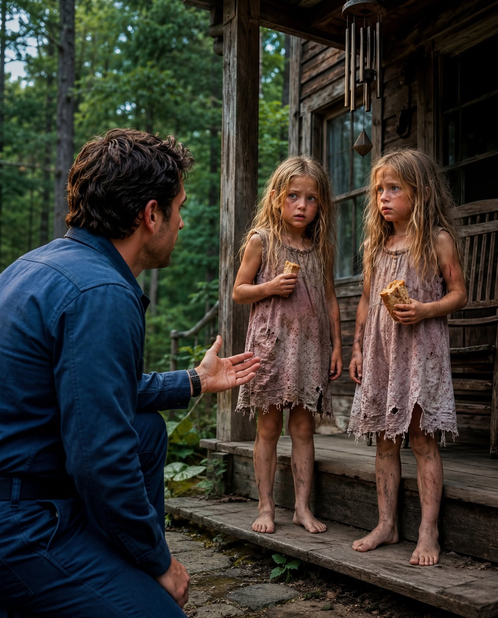 I thought I was returning to say goodbye to my late wife—until two abandoned twin girls whispered her name and led me toward a secret only she could have known.
