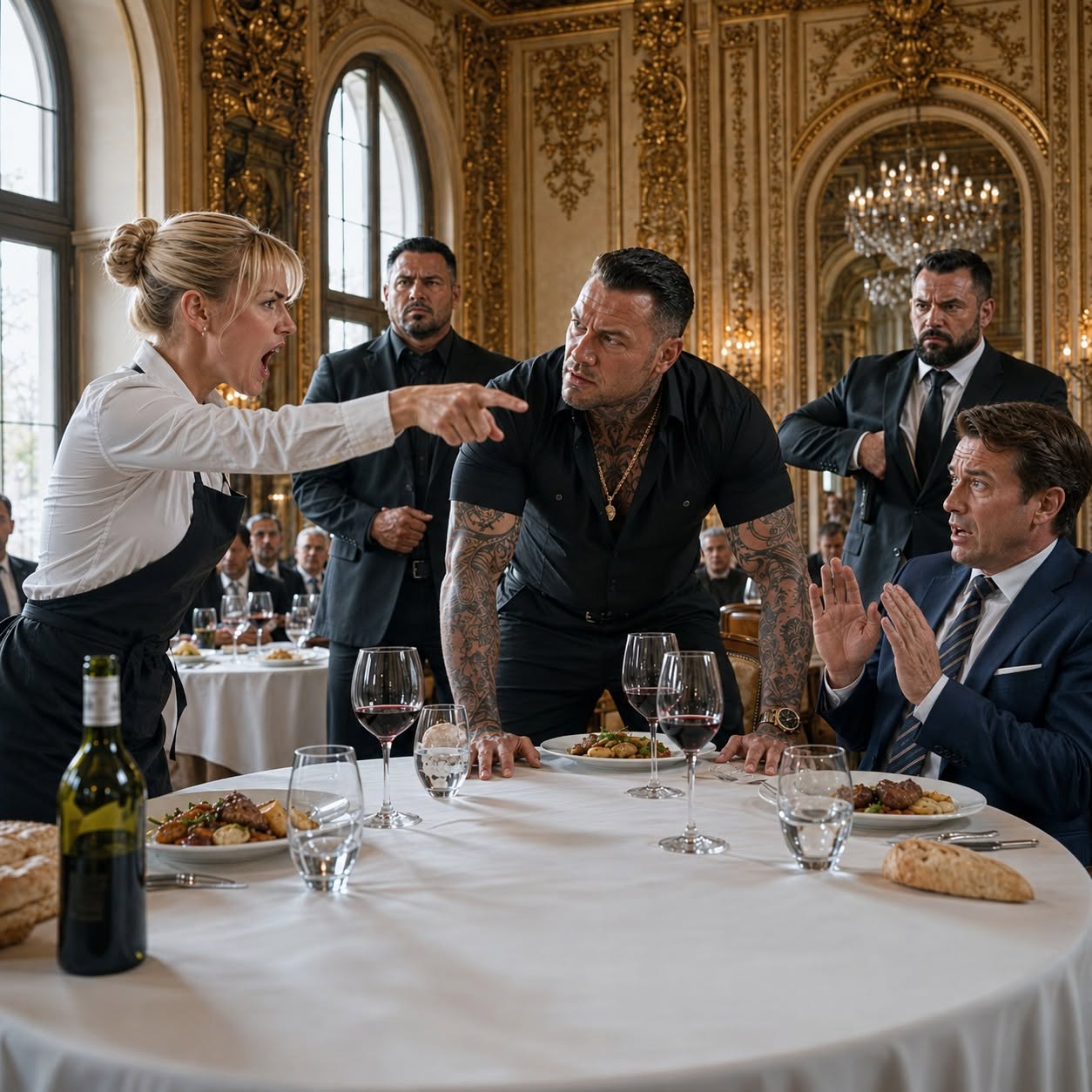 She was just a waitress who understood one sentence no one else in the room could—but exposing the fake translation made the mafia boss realize the traitor had been standing beside him all along.