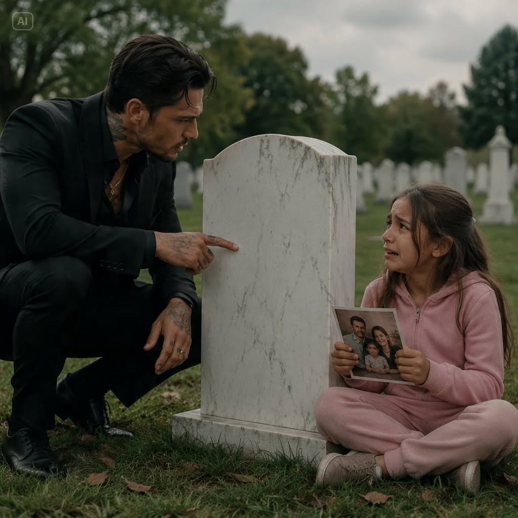 I thought I was mourning my daughter alone—until a trembling little girl at her grave handed me a letter, and my most loyal man went pale the moment he saw her bracelet.