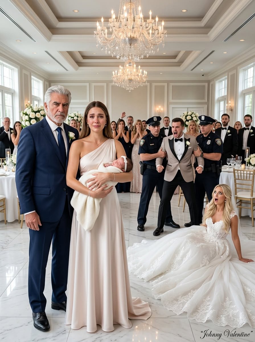 My ex-husband mocked me and our six-year-old son during his wedding speech—then the ballroom doors opened, and the man walking beside me made him drop his champagne glass.